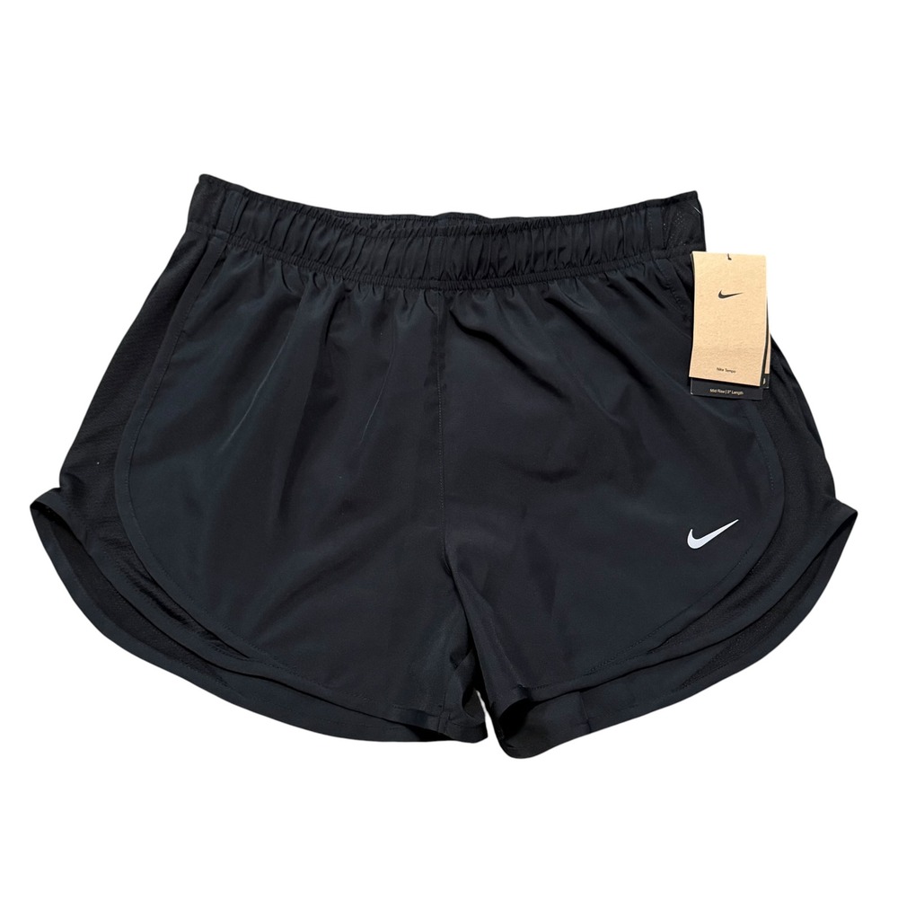 Nike Tempo Dri-FIT Womens Black Running Shorts HM6096-011 Mid Rise 3 Inch Size M